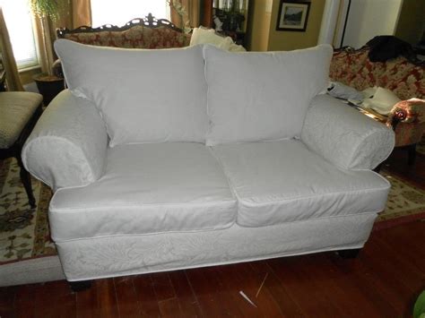 Hand Crafted Loveseat Slipcover by Elma Blake Interiors | CustomMade.com