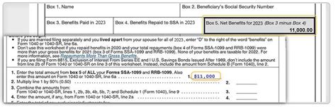 Social Security Benefits Worksheet Walkthrough Irs Form 1040 Lines 6a And 6b Worksheets Library