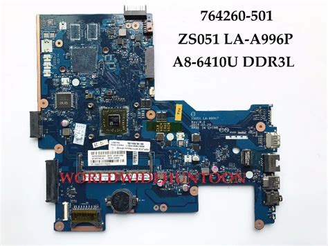 High Quality 764260 501 For HP Pavilion 15 G Laptop Motherboard ZS051