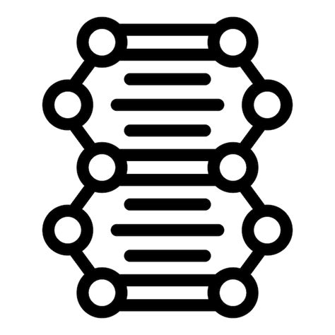 El Icono De La Estructura Molecular Que Representa La Secuencia De Adn