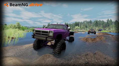 Beamngdrive Mp 1st Gen Mud Truck Takes On The Swamp Youtube