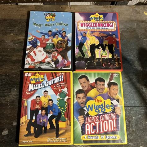 The Wiggles Dvd Lot Of 6 Wiggly Safari Magical Adventure Sailing Lights Camera £3749 Picclick Uk