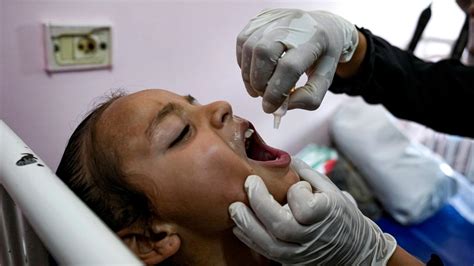 Gazastreifen WHO Erste Runde Der Impfkampagne Gegen Polio