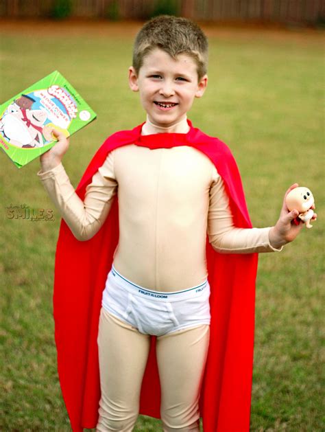 DIY Captain Underpants Costume for Book Character Day or Halloween!