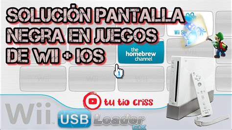 C Mo Solucionar Pantalla Negra En Juegos De Wii La Pantalla