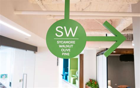 Custom Wayfinding Signage Redefining Corporate Office Design