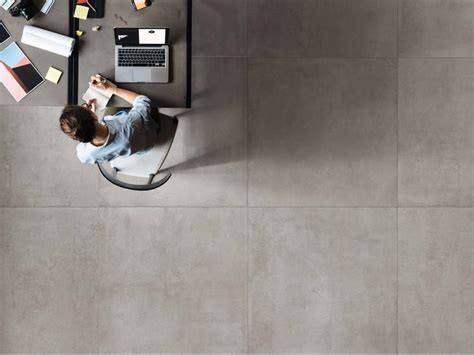 Indoor Outdoor Porcelain Stoneware Wall Floor Tiles With Concrete