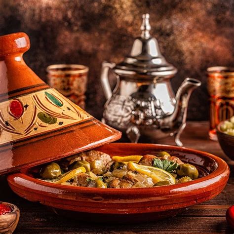 Tajine De Pollo Estofado Marroqu Tradicional Sabroso Y Saludable