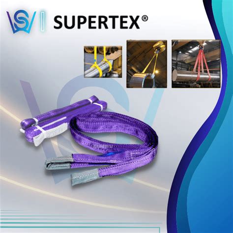 Supertex Korea Heavy Duty Webbing Sling Belt Ton High Tenacity