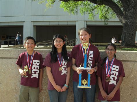 Beck Junior High Math Team Wins State Championship