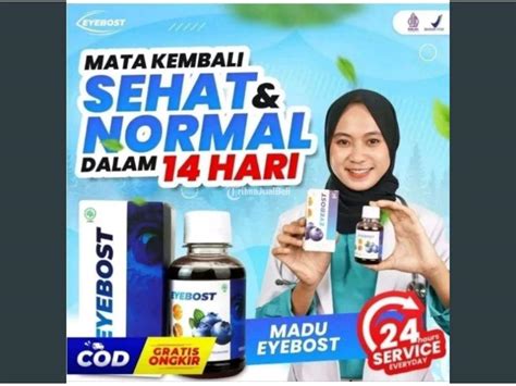 Eyebost Vitamin Mata Original Madu Herbal Alami Atasi Mata Minus