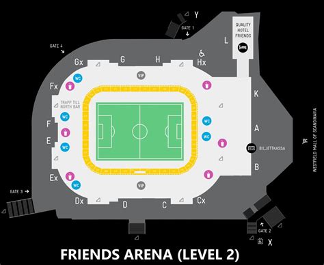 Friends Arena Seating Chart With Rows And Seat Numbers