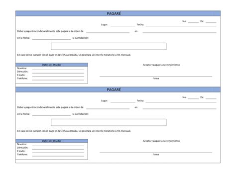 Modelo De Pagar Con Plantillas Para Rellenar Asesor As