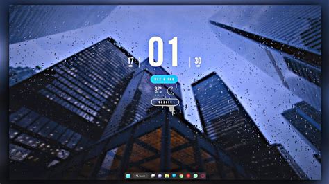 How To Make Windows 11 Look Better Rainmeter Win Customize Youtube