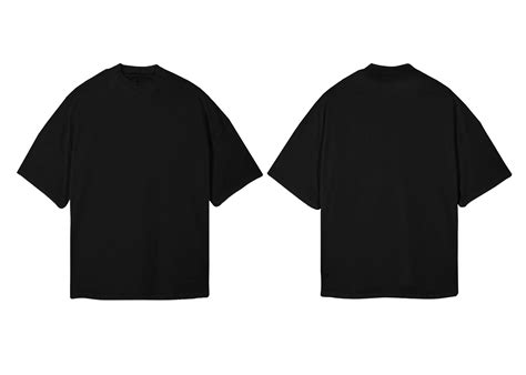 Black Oversize Mock Neck Tee Mockup Etsy Clothing Mockup Oversized