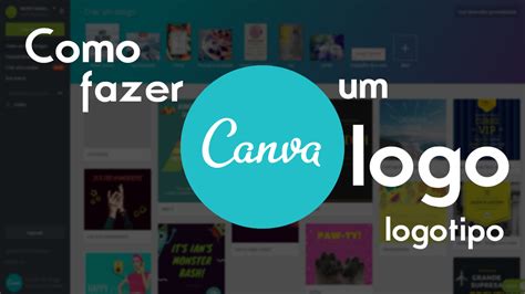 CANVA Como Fazer Um LOGOTIPO Como Criar Uma LOGOMARCA