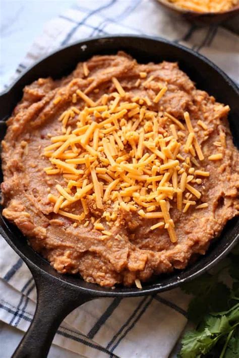 Easy Skillet Refried Bean Dip The Country Cook