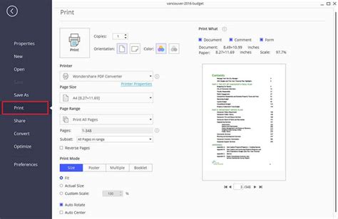 How to Print Booklet in PDF for Windows | Wondershare PDFelement