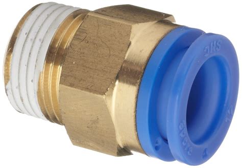 SMC KQ Series Brass Push To Connect Tube Fitting Connector With