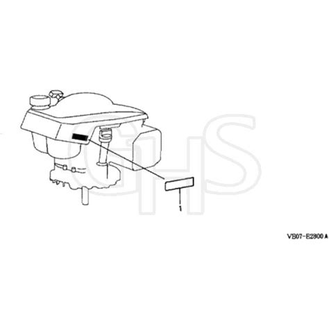 Honda HRB475K2 QME MZAZ 8200001 8299999 Label Diagram GHS