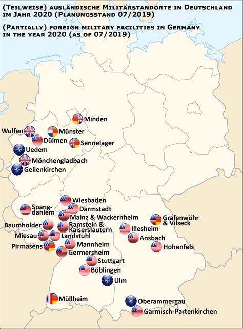 Maps of U.S. Military Bases in Germany - State of Economics