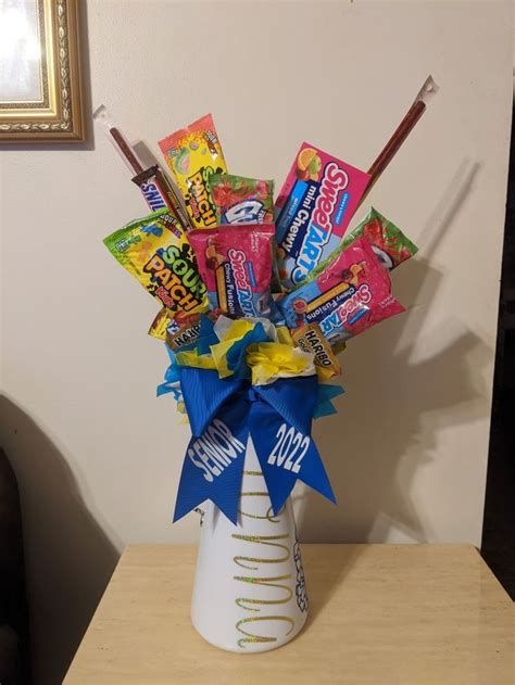 Senior Night Candy Bouquet in 2024 | Cheer gifts diy, Cheer team gifts ...