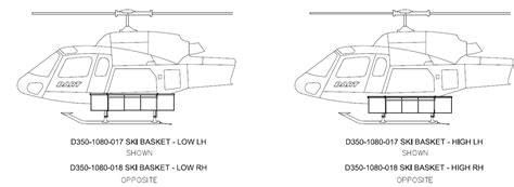 AS350 Ski Basket Installation, LH | Cargo Expansion | Dart Aerospace