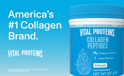 Vital Proteins Collagen Peptides Powder 587g Hair Skin Nail Support