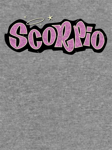 Scorpio Bratz Style Iconic Pink Glitter Font Logo Cute Y2k Aesthetic