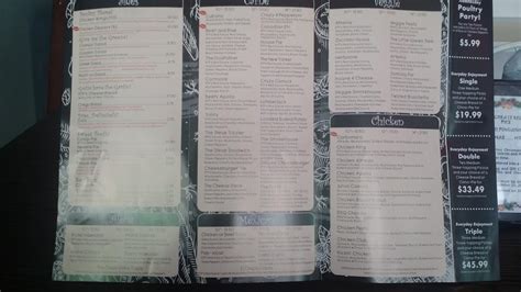 Menu at Red Tomato Pies Ltd pizzeria, Williams Lake