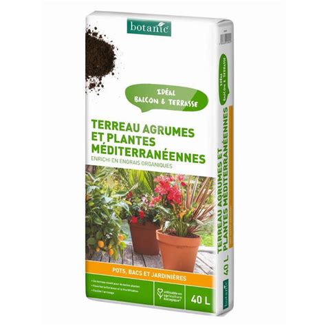 Terreau Agrumes Et Plantes M Diterran Ennes Botanic L