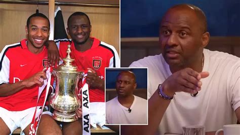 Premier League Arsenal Legend Patrick Vieira Names His Dream Five A