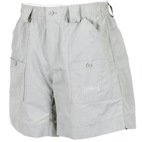 Aftco Mens Original Fishing Shorts Long M01l Sil Safford Trading