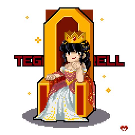 Artstation Pixel Art Queen Tegan