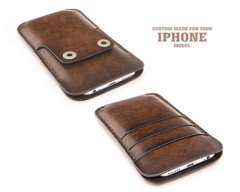 Iphone 14 Leather Case Iphone 14 Pro Max Leather Sleeve Etsy Canada