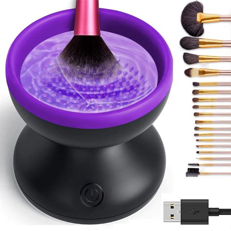 Makeup Brush Cleaner Electric Makeup Brush Cleaner Machine Automatic Makeup Brush