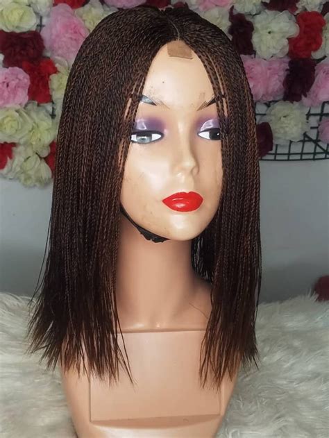 Micro Million Braided Wig Lace Wigs Full Lace Wigs Micro Etsy