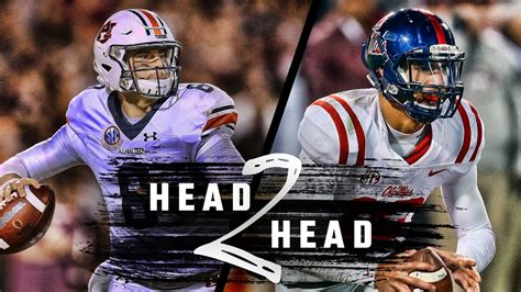 Head To Head Auburn Vs Ole Miss Youtube