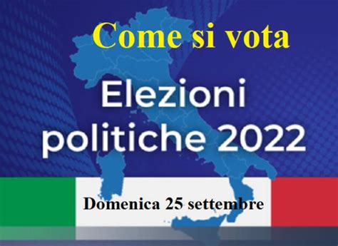 Elezioni22 Come Si Vota Domenica 25 Settembre Attenti Alle Regole Video