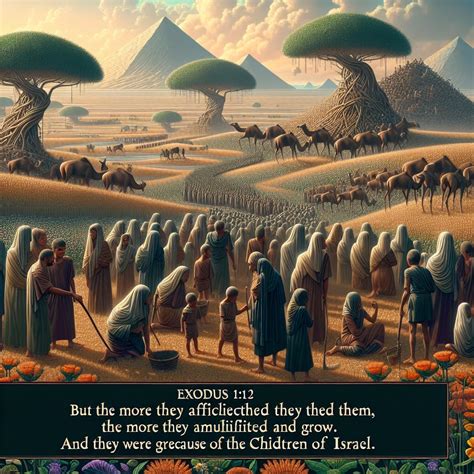 What does Exodus 1:12 mean? | Bible Art