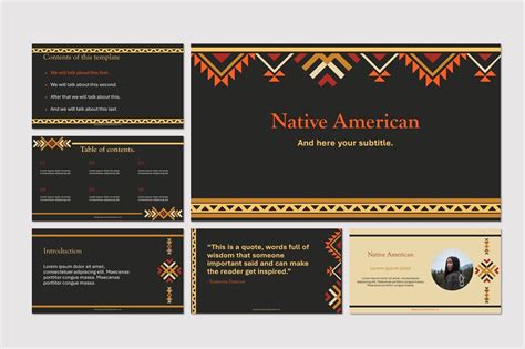 Indigenous Ppt Template Free