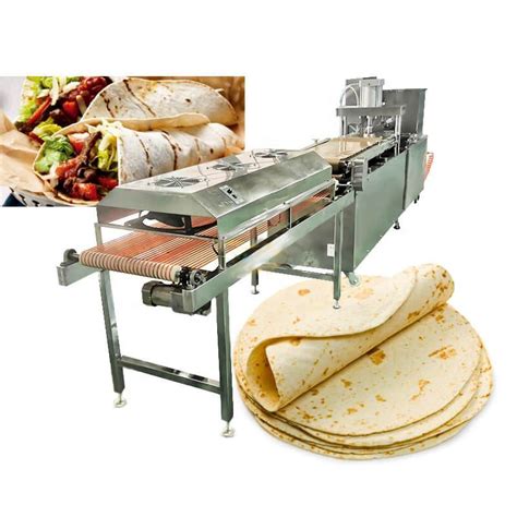 Tacos Shell Making Machine Chapati Paratha Roti Lavash Flat Bread