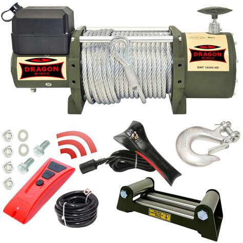 Dragon Winch Truck Wyci Garka Elektryczna V Lbs Kg Lina