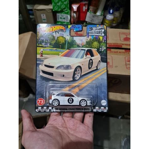 Jual Hot Wheels Hotwheels Honda Civic Type R Ek9 Boulevard Premium Shopee Indonesia