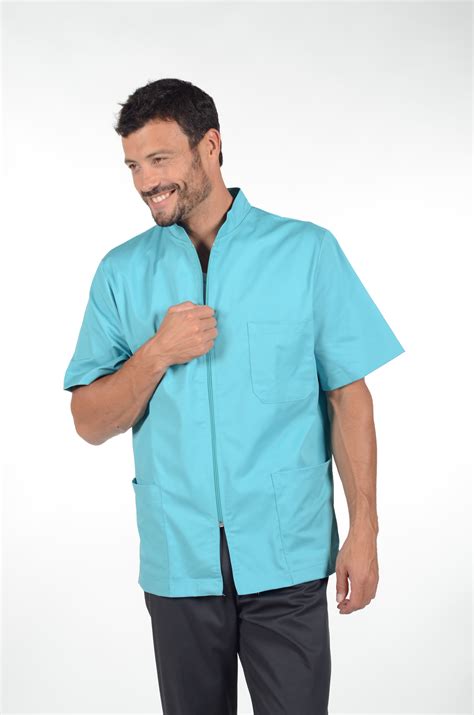 Blouse M Dicale Homme Zipp E Cmt Stretch