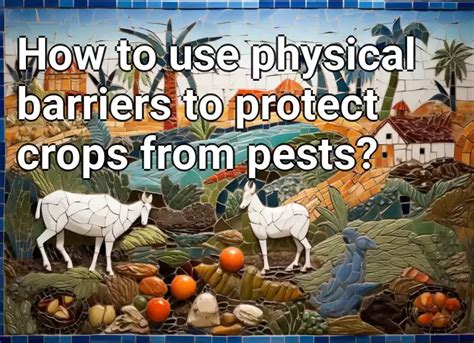 How to use physical barriers to protect crops from pests? – Agriculture ...