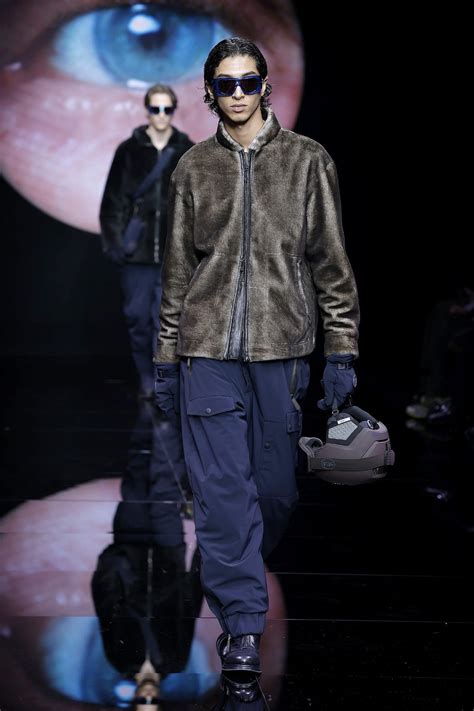 Giorgio Armani Fashion Show Runway Menswear Fall Winter Milan