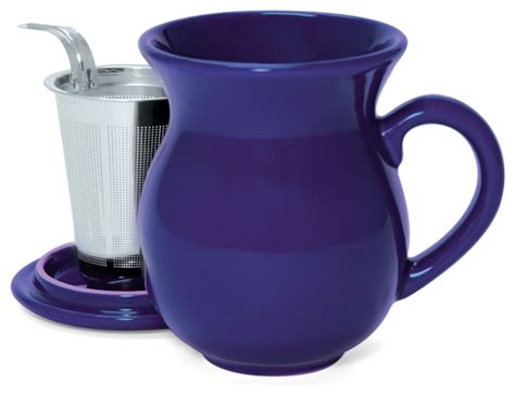 Chantal Tea Mug With Stainless Steel Infuser - Contemporary - Mugs - by ...