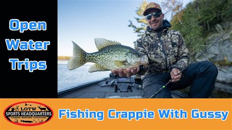 Fall Time Crappie Fishing With Jeff Gussy Gustafson YouTube