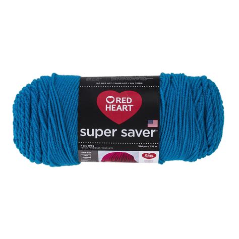 Red Heart Super Saver Medium Acrylic Pool Yarn Yd Walmart